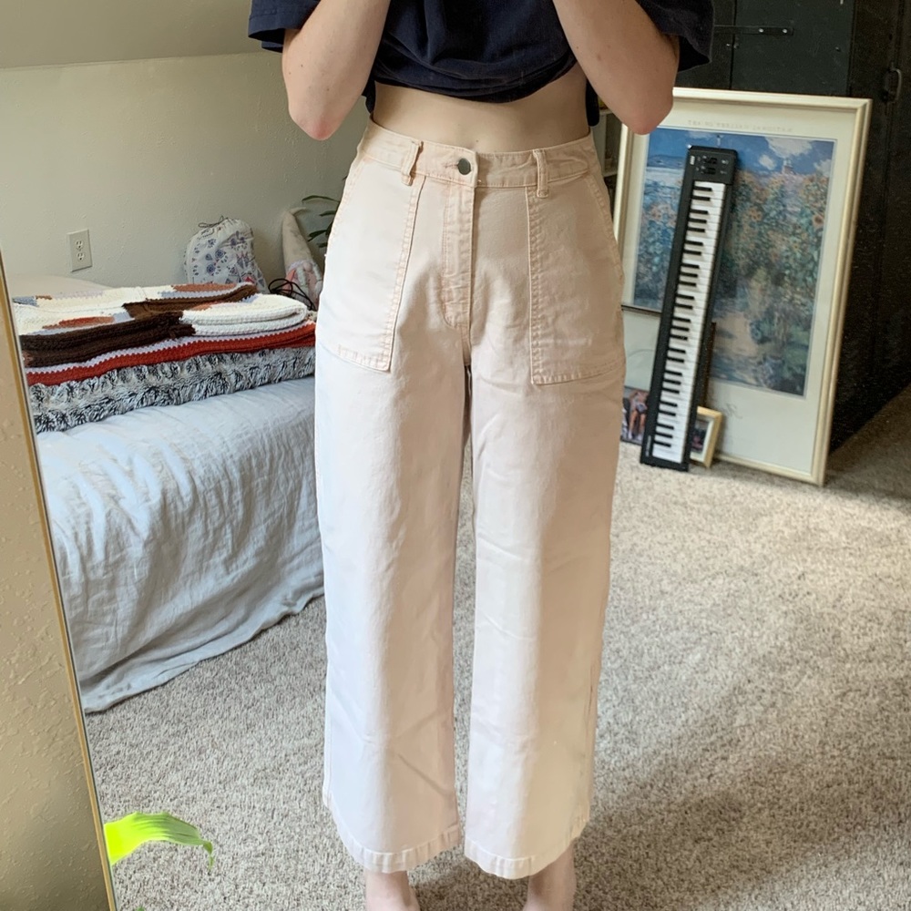 Universal thread pink wide legged pants - Picture 2 of 3